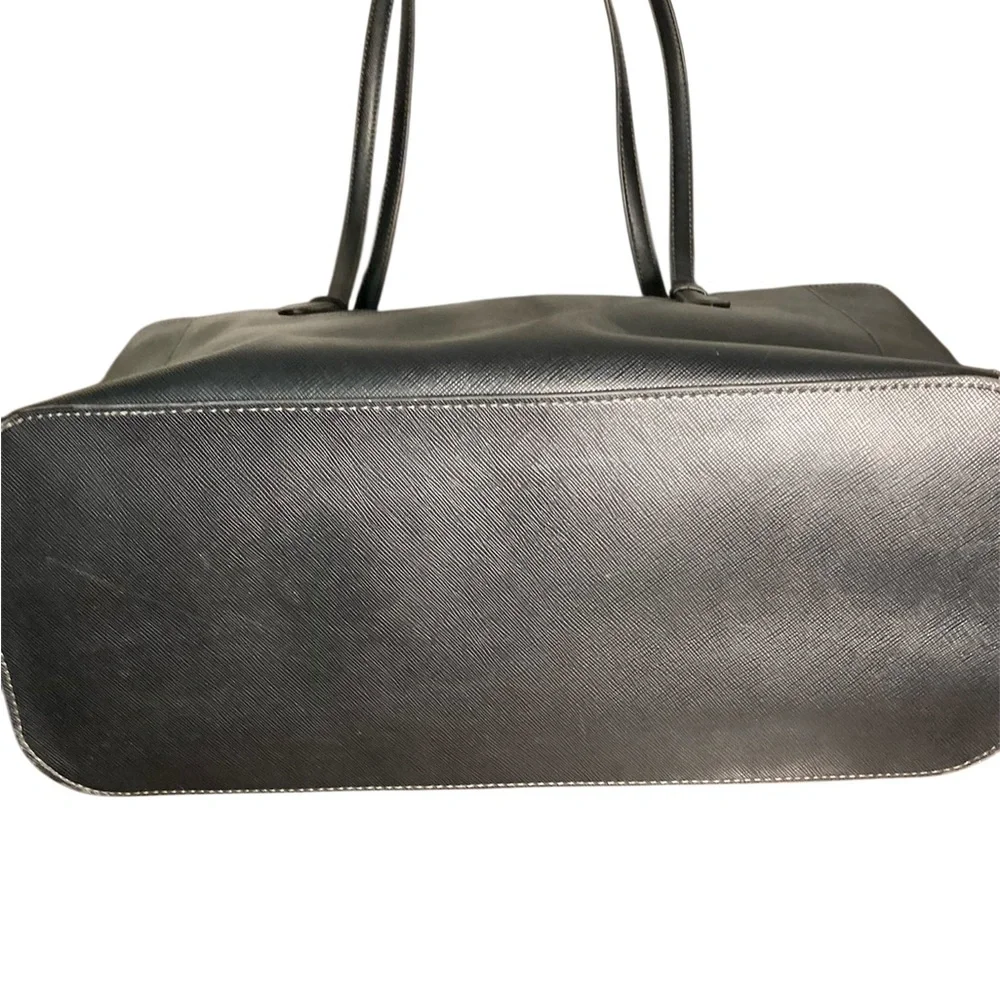 Kate Spade New York Schuyler Black Leather Tote Bag